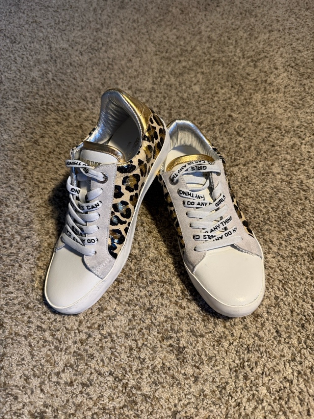 Zadig & Voltaire Wild Leopard Sneakers- EU 37